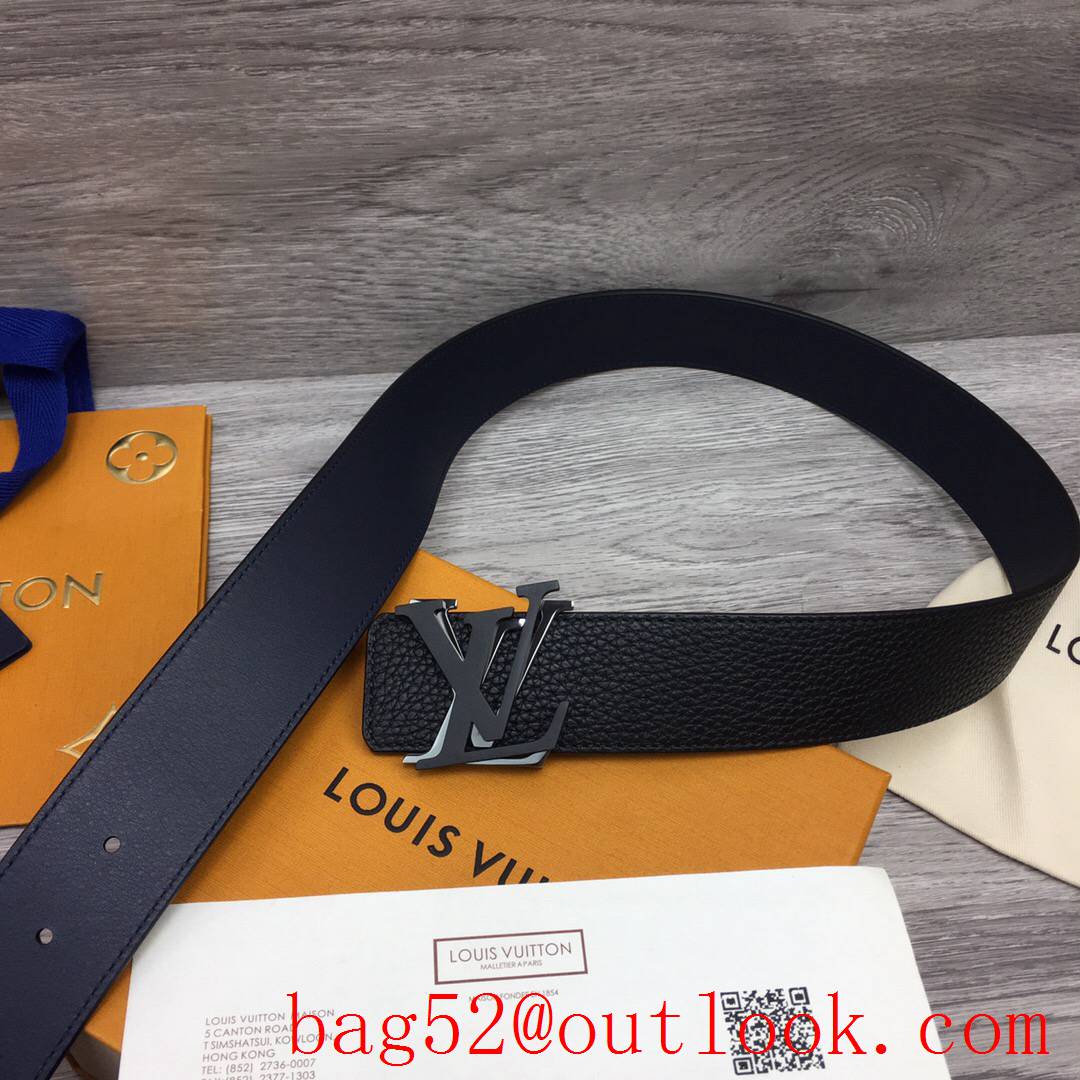 lv Louis Vuitton 40mm shake leather initiales reversible belt 3 colors