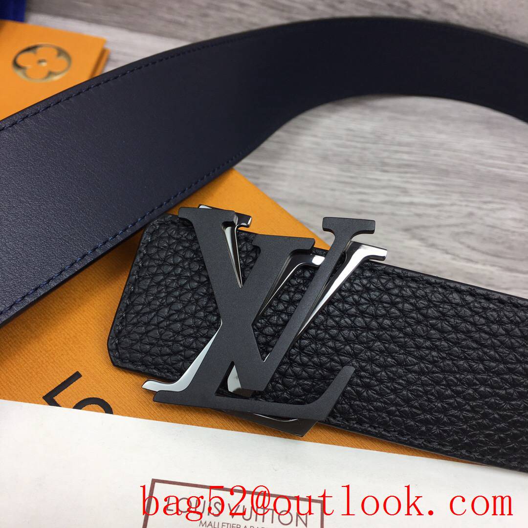 lv Louis Vuitton 40mm shake leather initiales reversible belt 3 colors