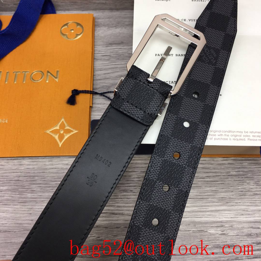 lv Louis Vuitton pin bukle leather belt 5 colors