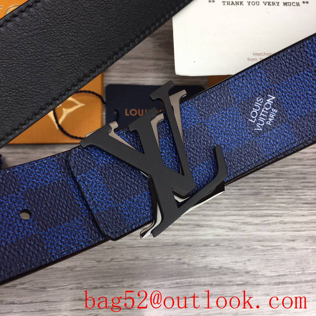 lv Louis Vuitton shake 40mm initiales damier reversible belt 3 colors