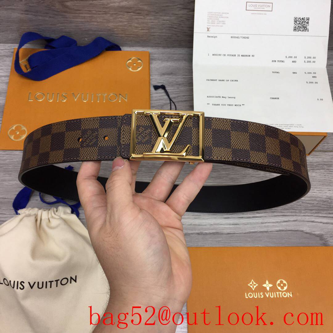 lv Louis Vuitton 40mm pyramide frame reversible M0471V 9 colors