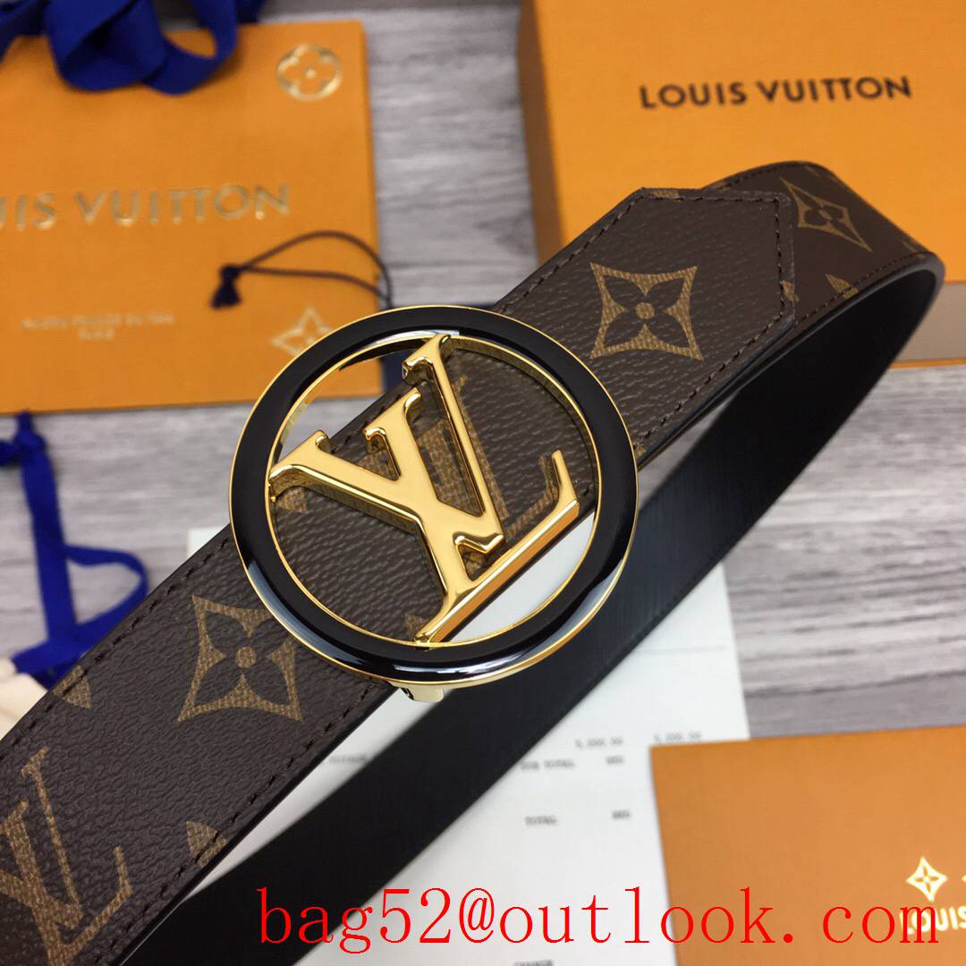 lv Louis Vuitton 35mm monogram v epi leather belt 5 colors