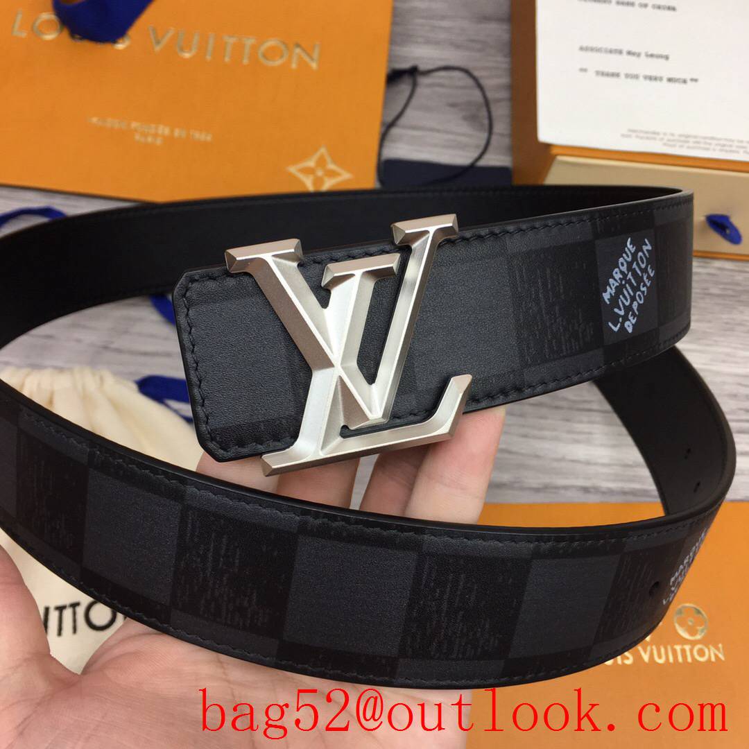 lv Louis Vuitton 40mm black damier leather 3 colors