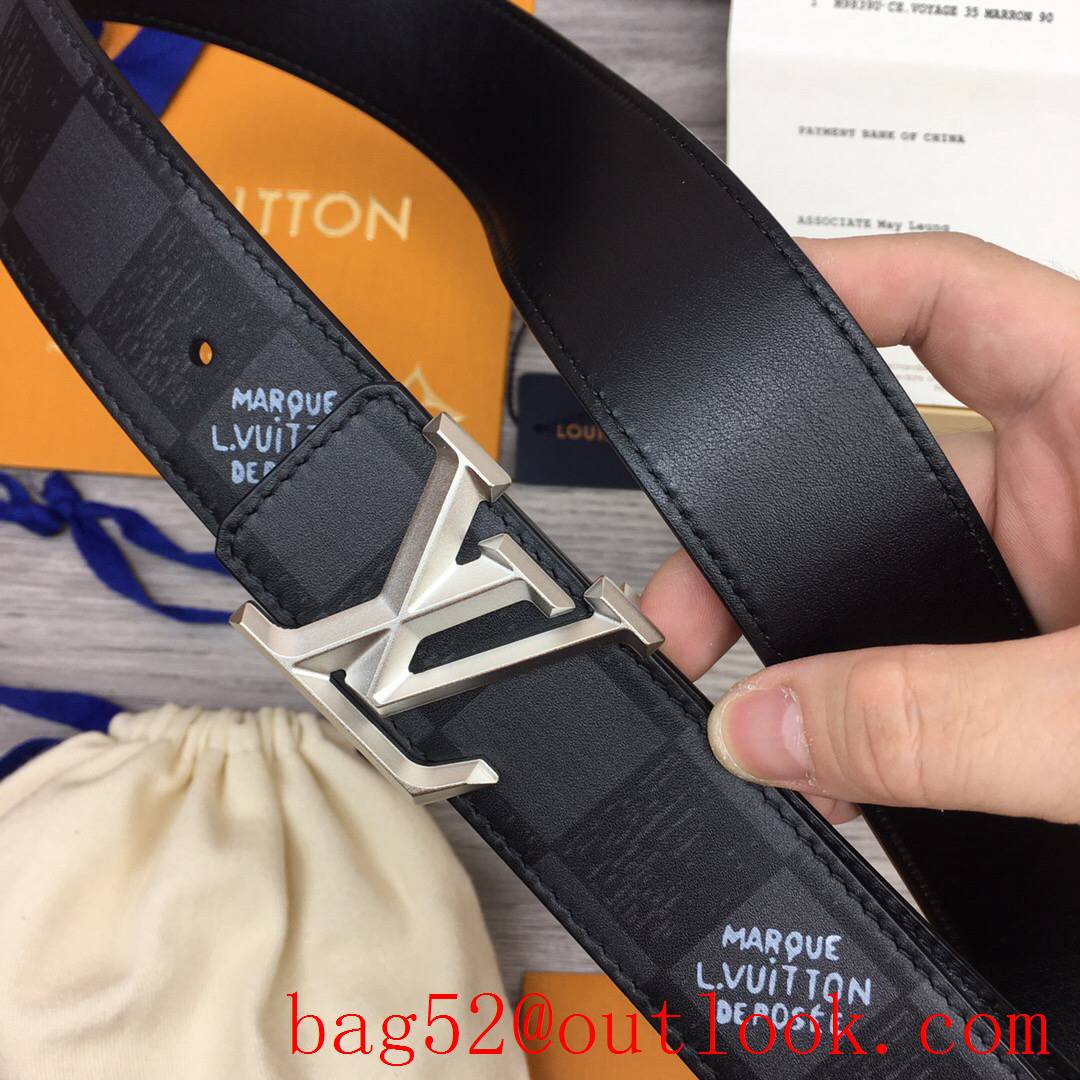 lv Louis Vuitton 40mm black damier leather 3 colors