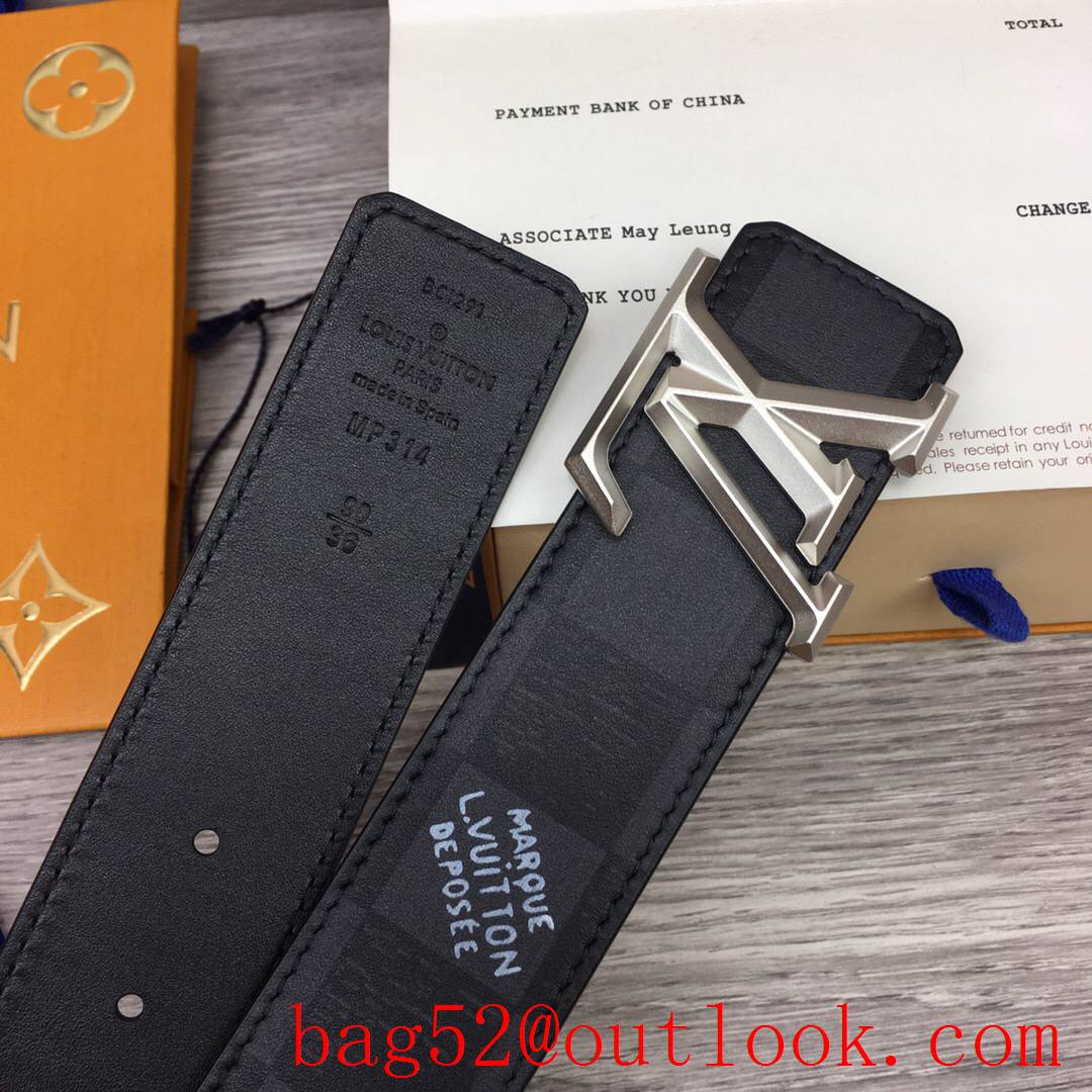 lv Louis Vuitton 40mm black damier leather 3 colors