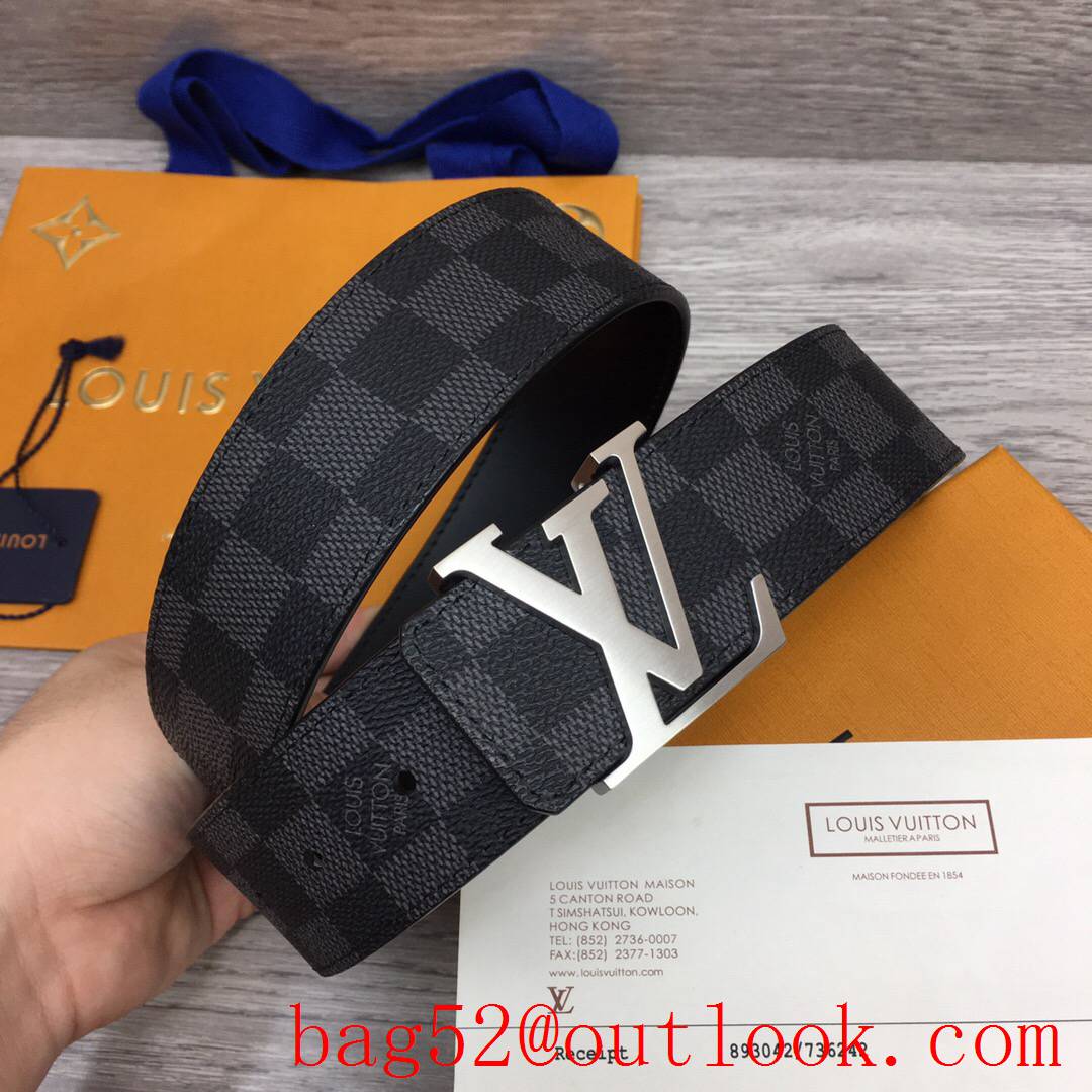 lv Louis Vuitton 40mm classic initiales buckle belt 12 colors