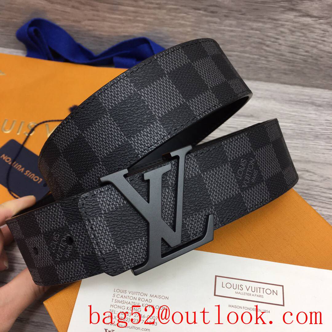 lv Louis Vuitton 40mm classic initiales buckle belt 12 colors