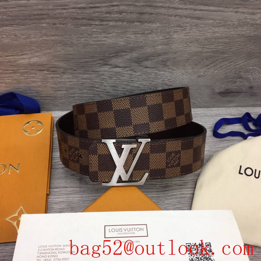 lv Louis Vuitton 40mm classic initiales buckle belt 12 colors