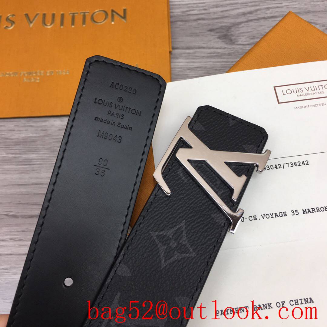 lv Louis Vuitton 40mm classic initiales buckle belt 12 colors