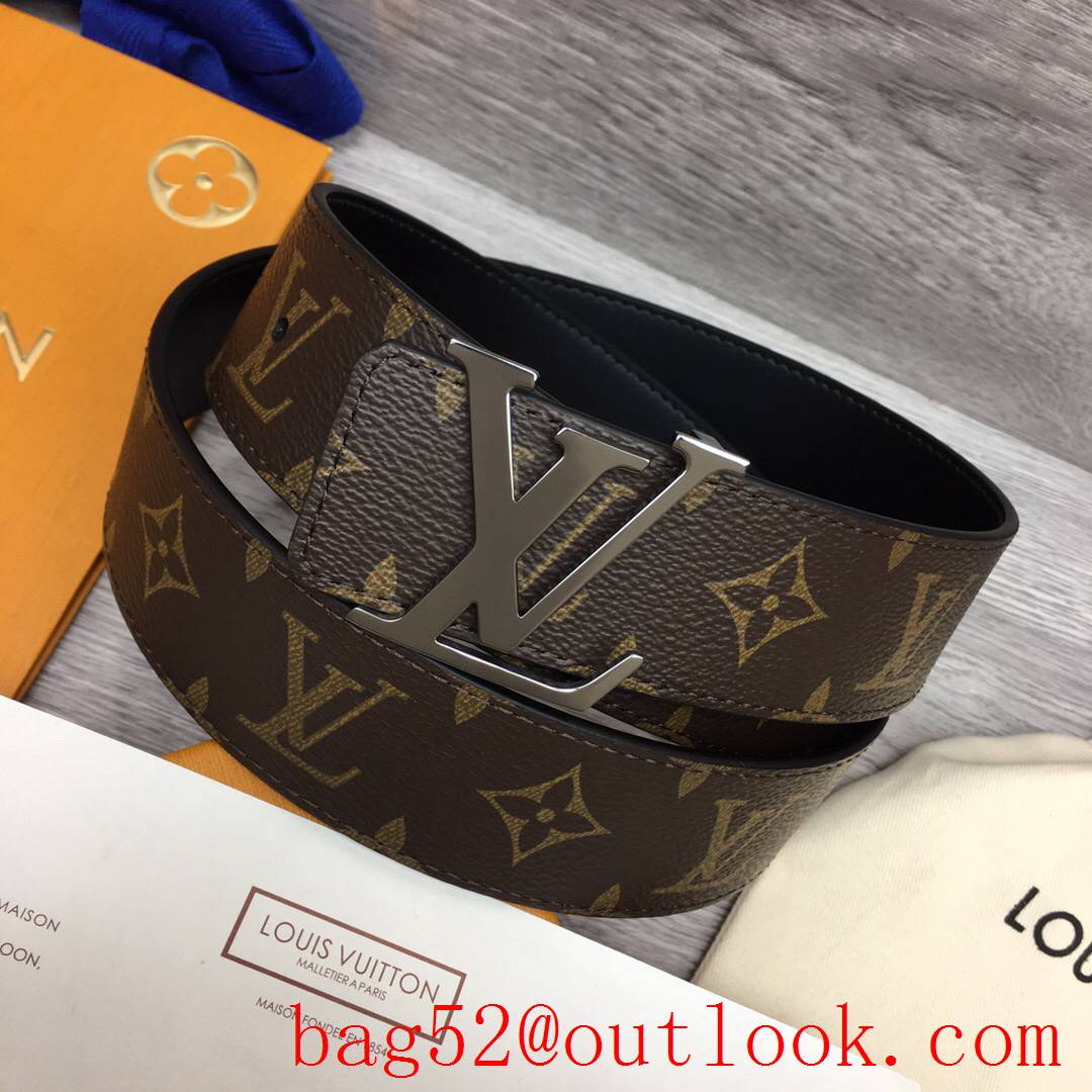 lv Louis Vuitton 40mm classic initiales buckle belt 12 colors