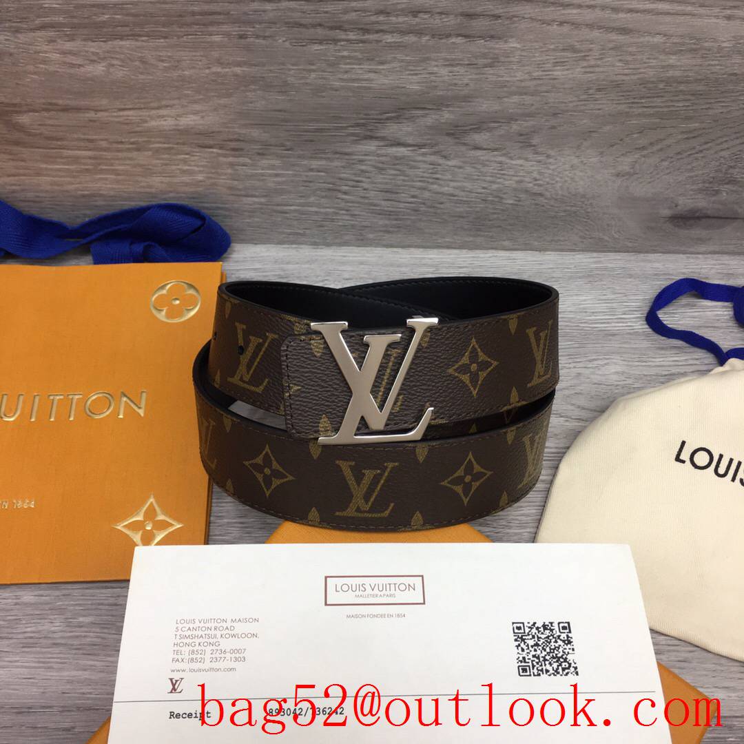 lv Louis Vuitton 40mm classic initiales buckle belt 12 colors