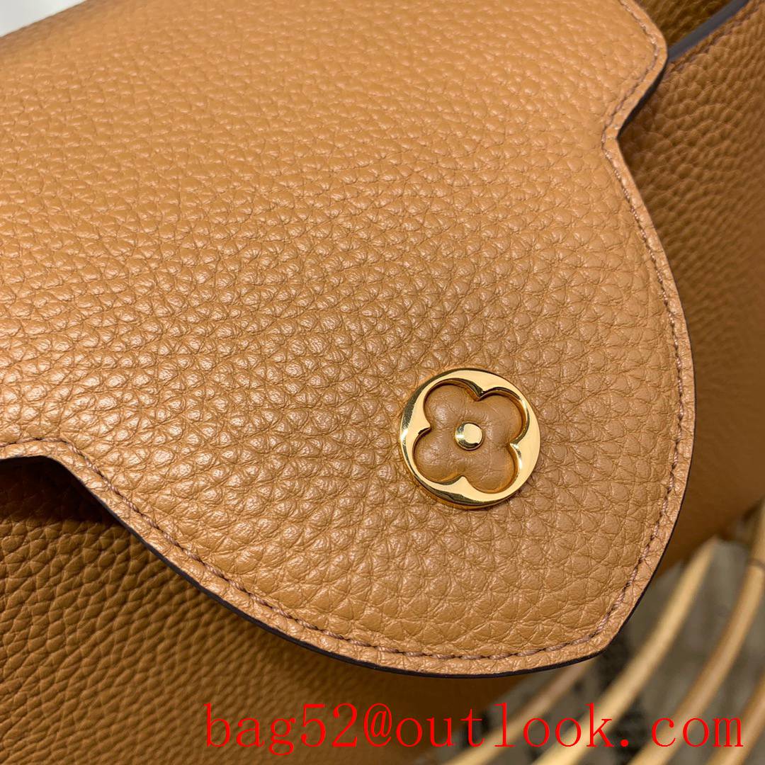 Louis Vuitton LV Capucines Medium Bag Handbag with Taurillon Leather M59227 Tan