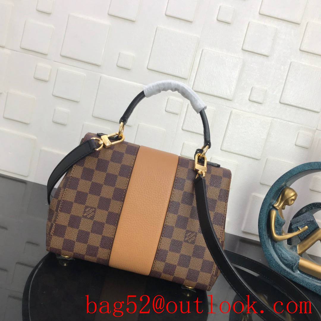 Louis Vuitton LV Bont Street BB Handbag Bag with Damier Ebene Canvas N41071 Tan