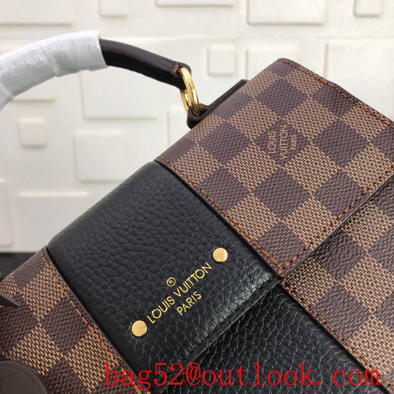 Louis Vuitton LV Bont Street BB Handbag Bag with Damier Ebene Canvas N41071 Black