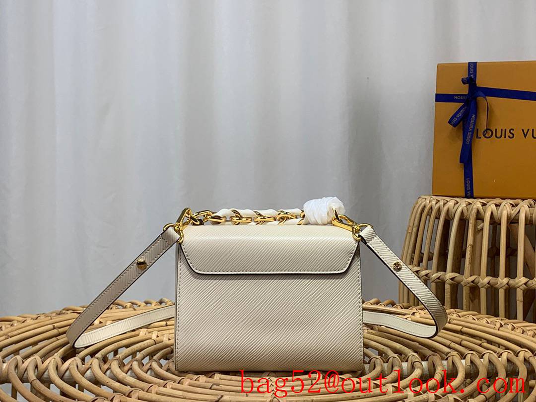 Louis Vuitton LV Twist Small Woven Epi Leather Shoulder Bag Handbag M50332 Cream