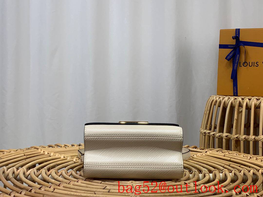 Louis Vuitton LV Twist Small Woven Epi Leather Shoulder Bag Handbag M50332 Cream