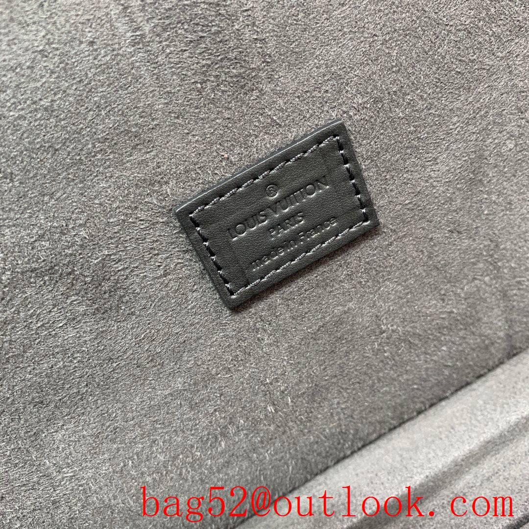 Louis Vuitton LV Men Bisten Watch Suitcase Box Bag with Damier Graphite Canvas N20039 Gray