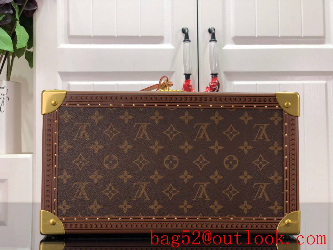 Louis Vuitton LV Men Bisten Watch Suitcase Box Bag with Monogram Canvas M21286 Rose