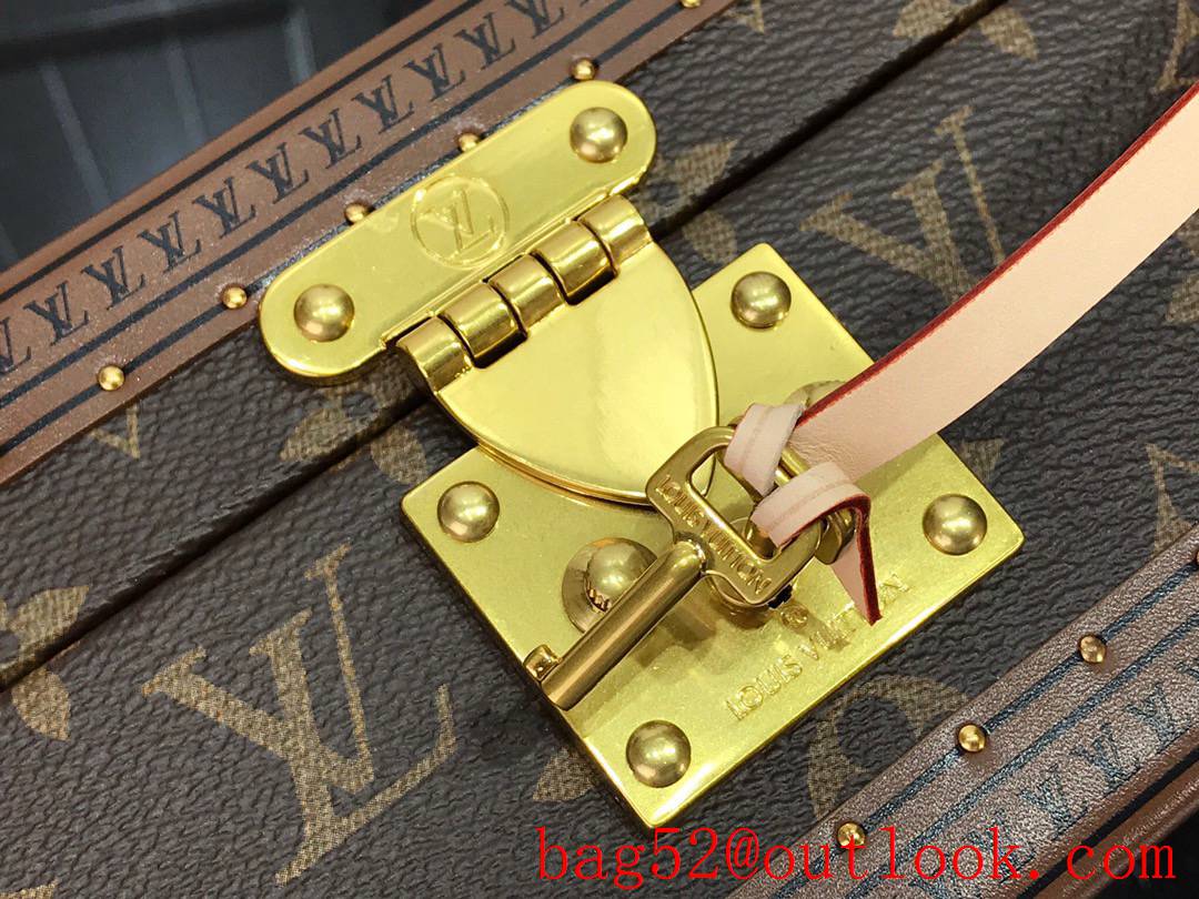 Louis Vuitton LV Men Bisten Watch Suitcase Box Bag with Monogram Canvas M21286 Pink