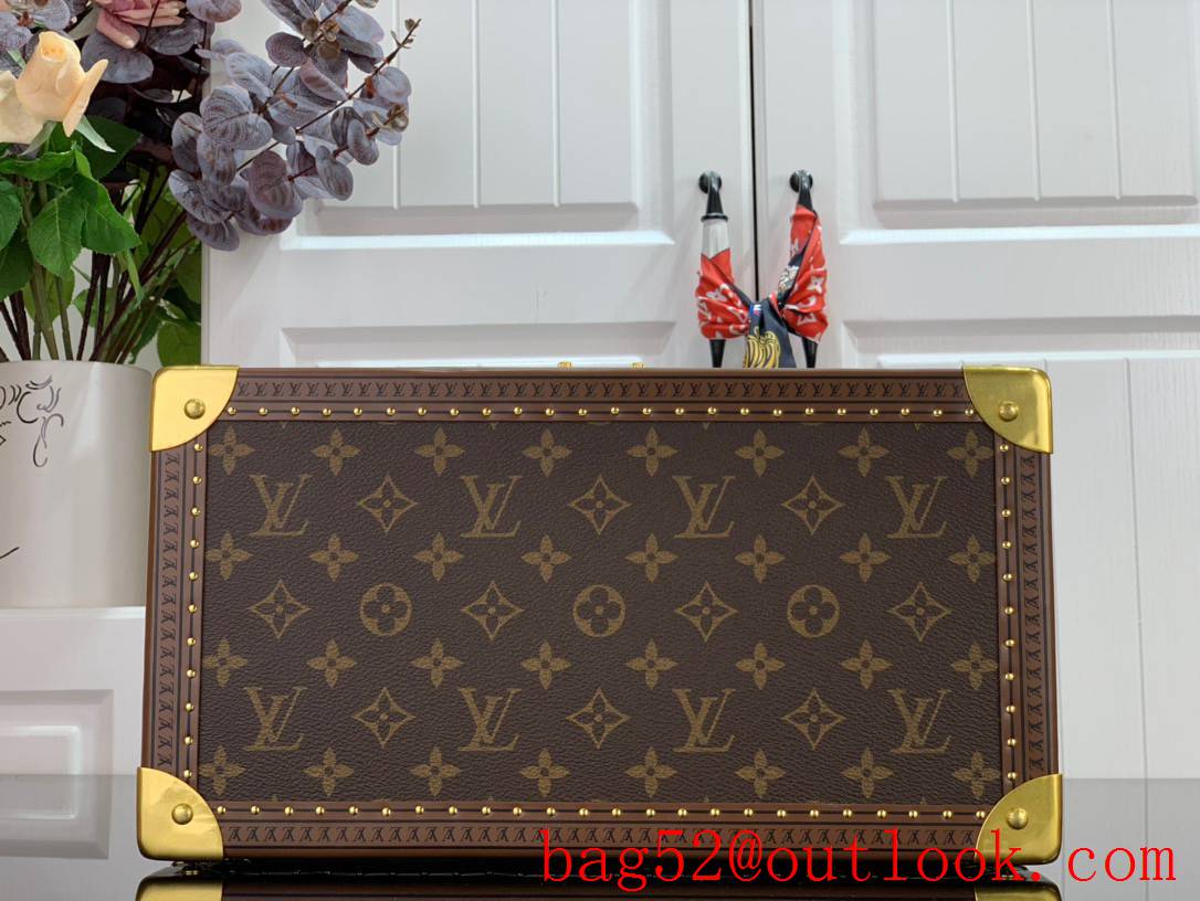 Louis Vuitton LV Men Bisten Watch Suitcase Box Bag with Monogram Canvas M21286 Beige