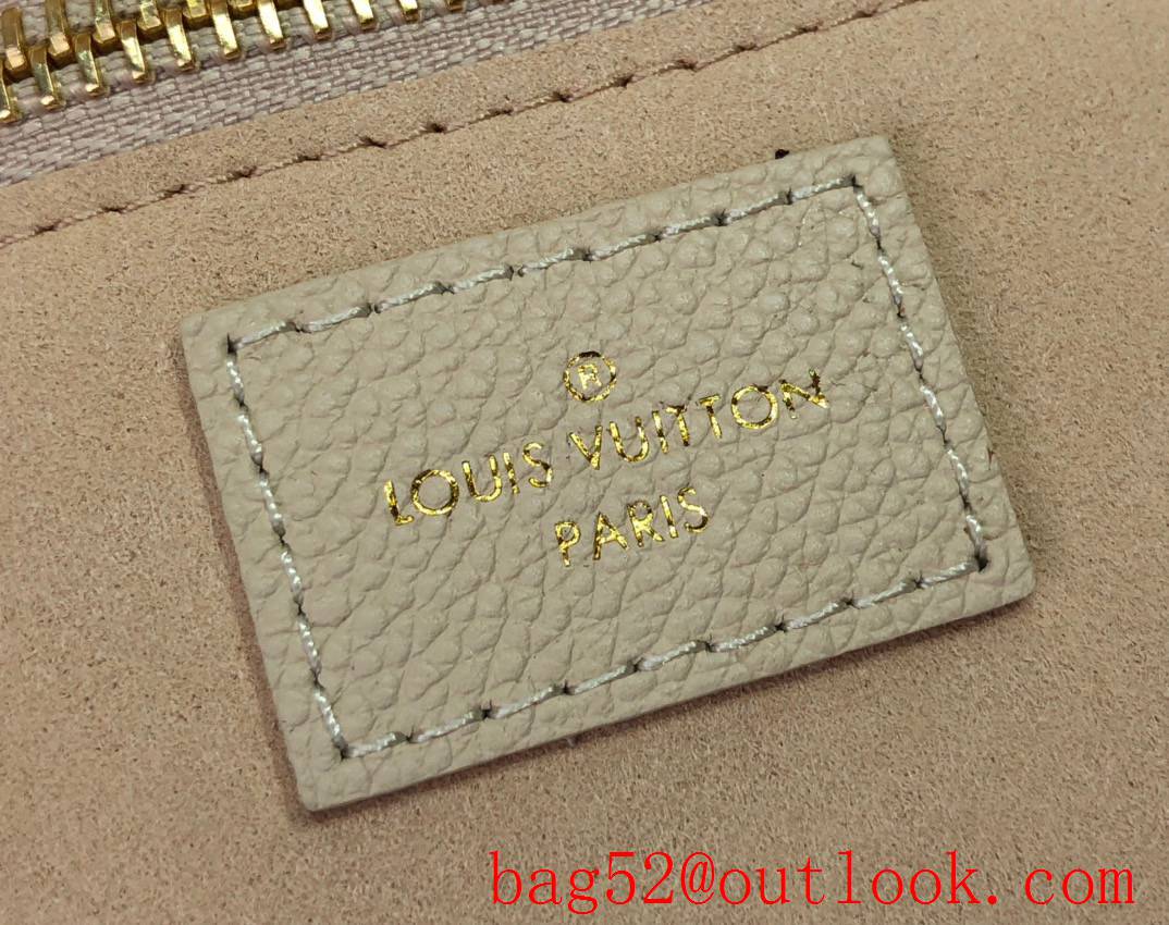 Louis Vuitton LV Neverfull MM Bag Handbag with Monogram Empreinte Leather M46102 Green