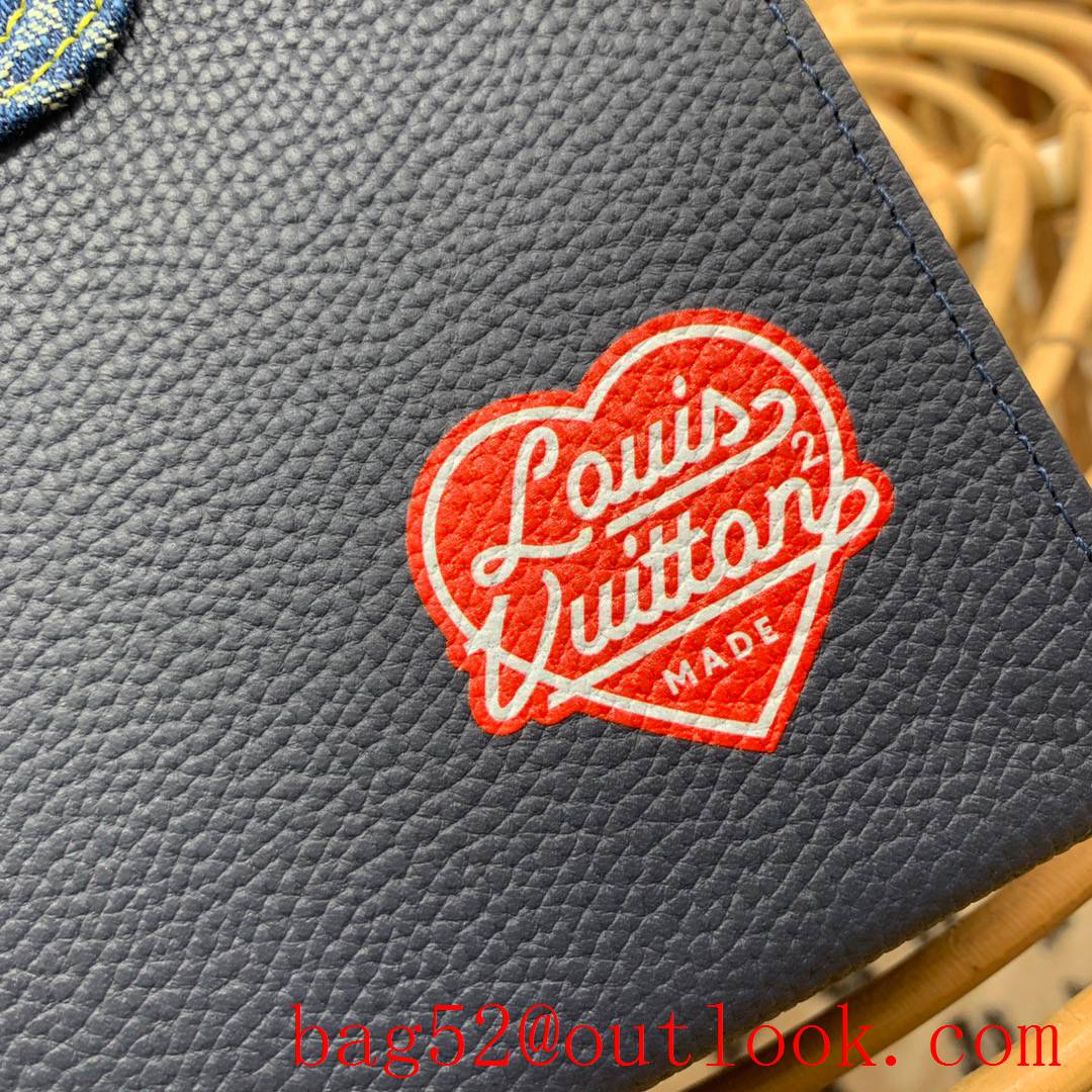 Louis Vuitton LV Men Pochette Voyage Medium Clutch Bag Handbag M45961 Blue