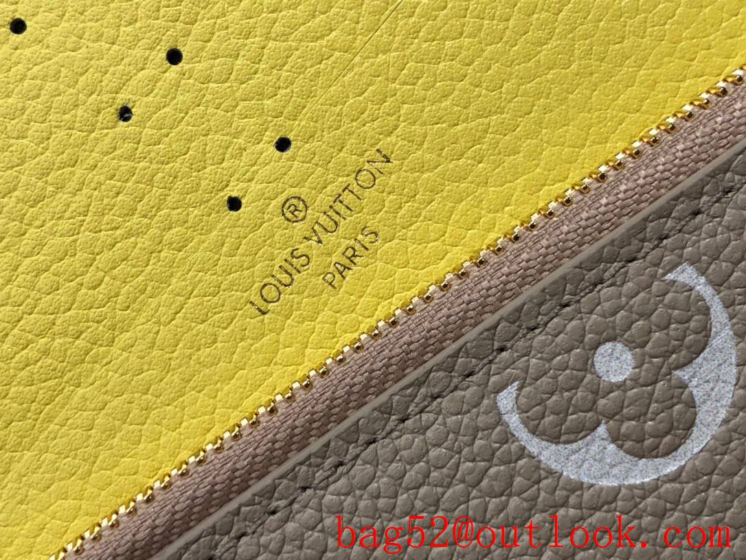 Louis Vuitton LV Pochette Felicie Monogram Empreinte Chain Bag M81359 Pink