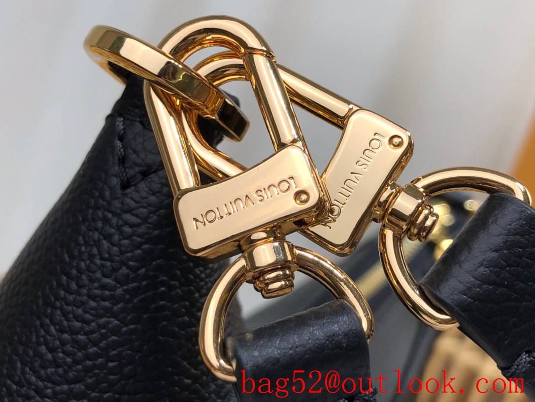 Louis Vuitton LV Bagatelle Monogram Empreinte Leather Bag Handbag M46002 Black