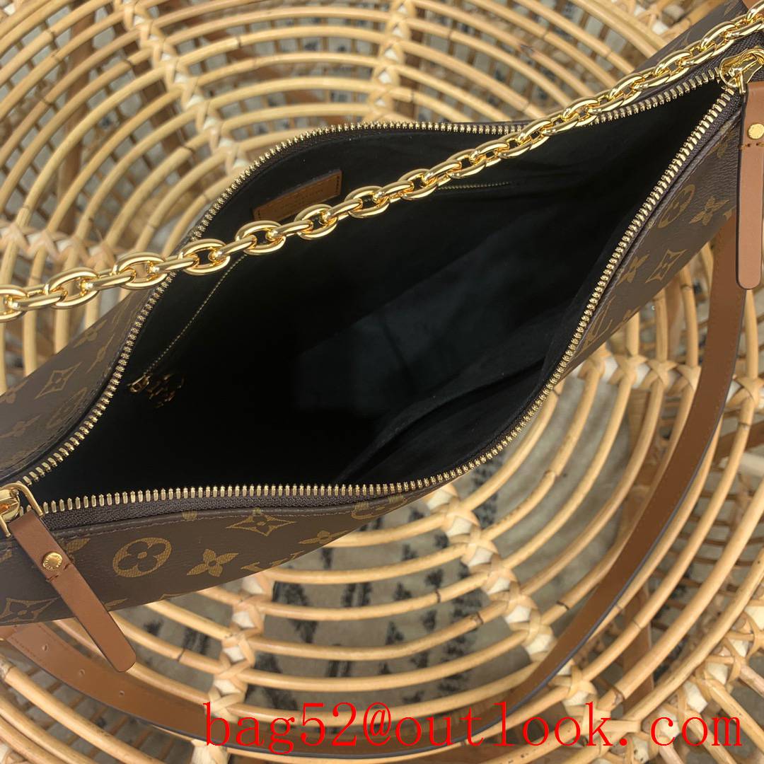 Louis Vuitton LV Marel Monogram Canvas Shoulder Bag Handbag M46311 Brown