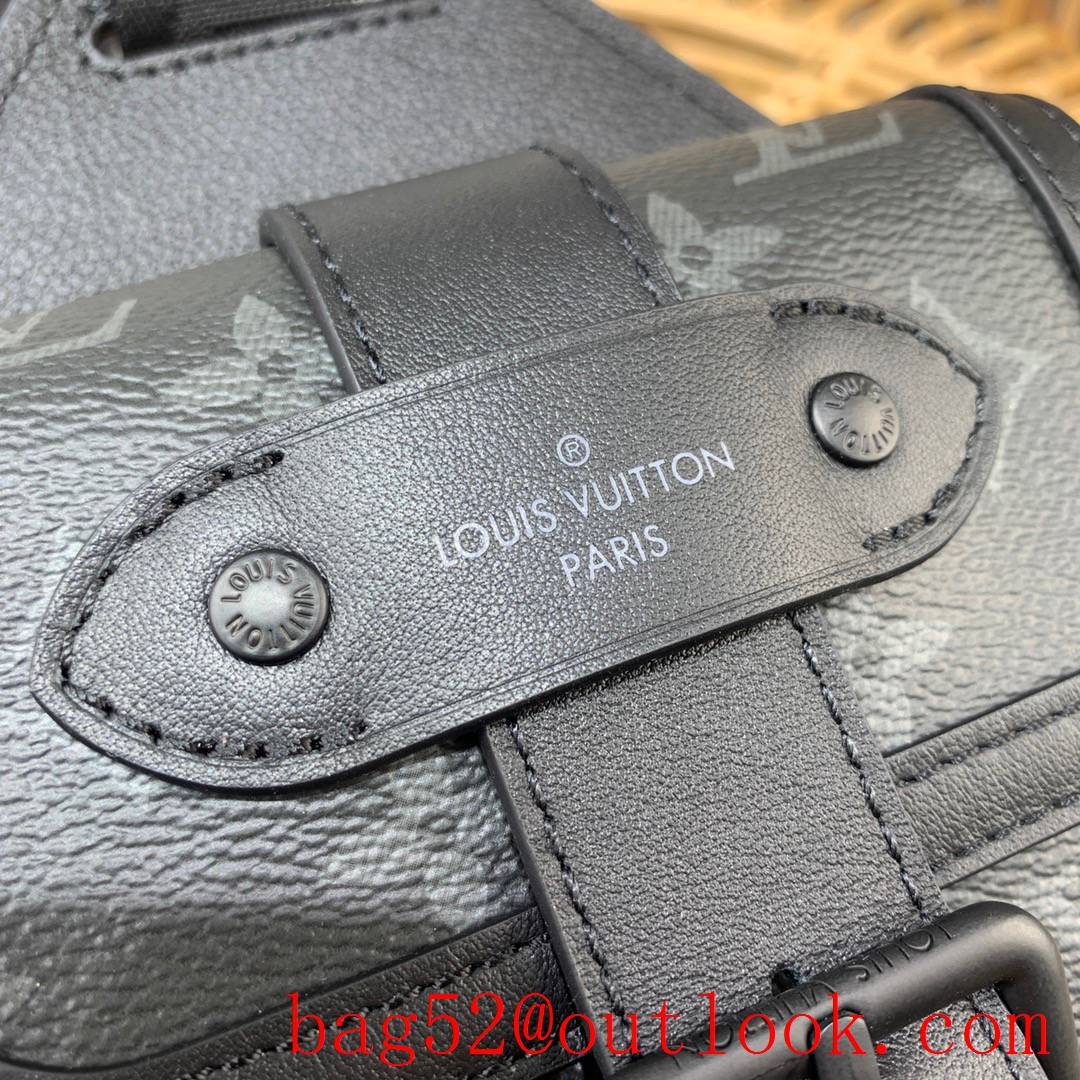 Louis Vuitton LV Men Saumur Monogram Eclipse Canvas Shoulder Bag M45912