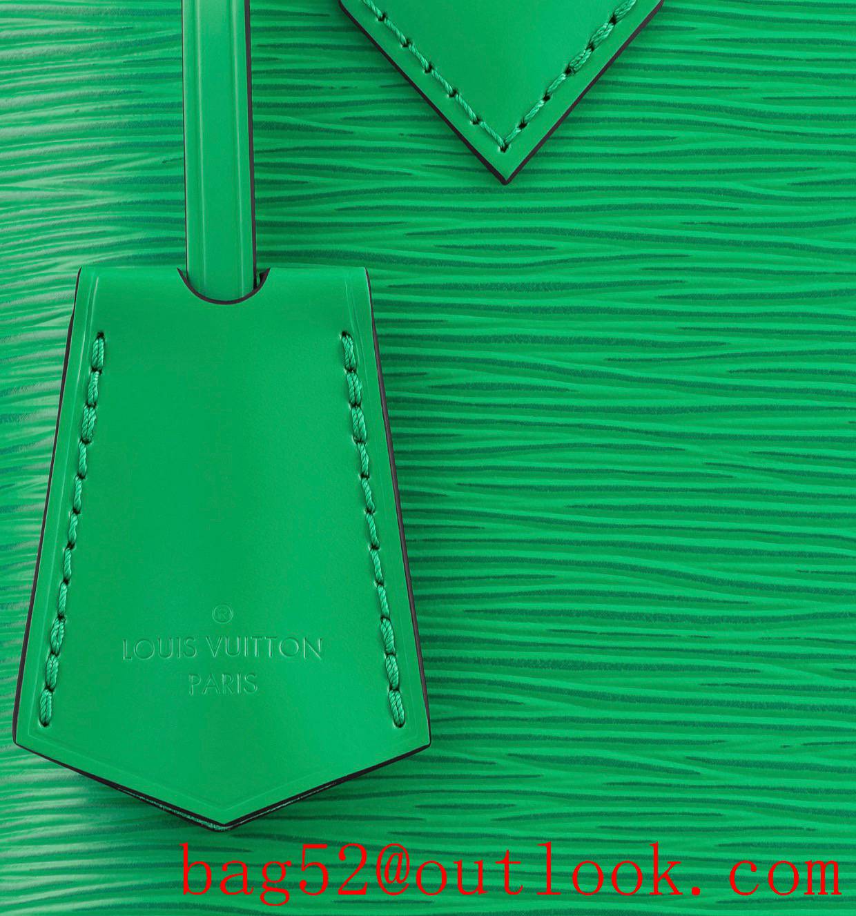 Louis Vuitton LV Alma BB Epi Leather Handbag Bag M59357 Green