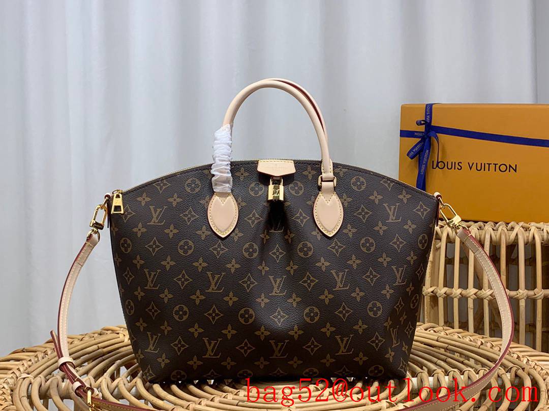 Louis Vuitton LV Monogram Canvas Boetie Medium Tote Bag Handbag M45987 Brown