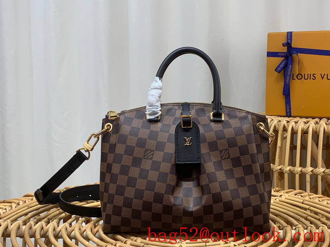 Louis Vuitton LV Damier Ebene Boetie Small Tote Bag Handbag M45986 Brown