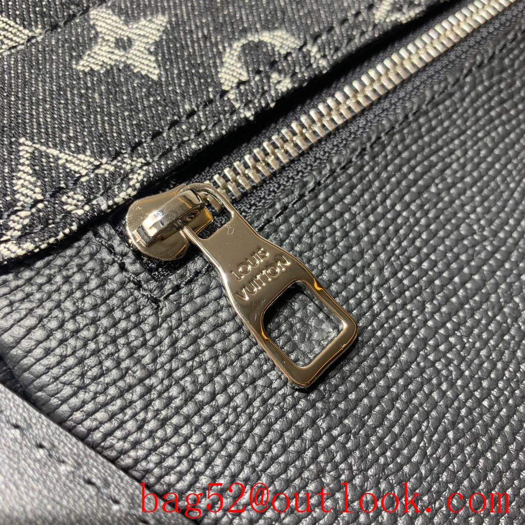 Louis Vuitton LV Monogram Drip Men Besace Tokyo Bag M45971 Black Denim