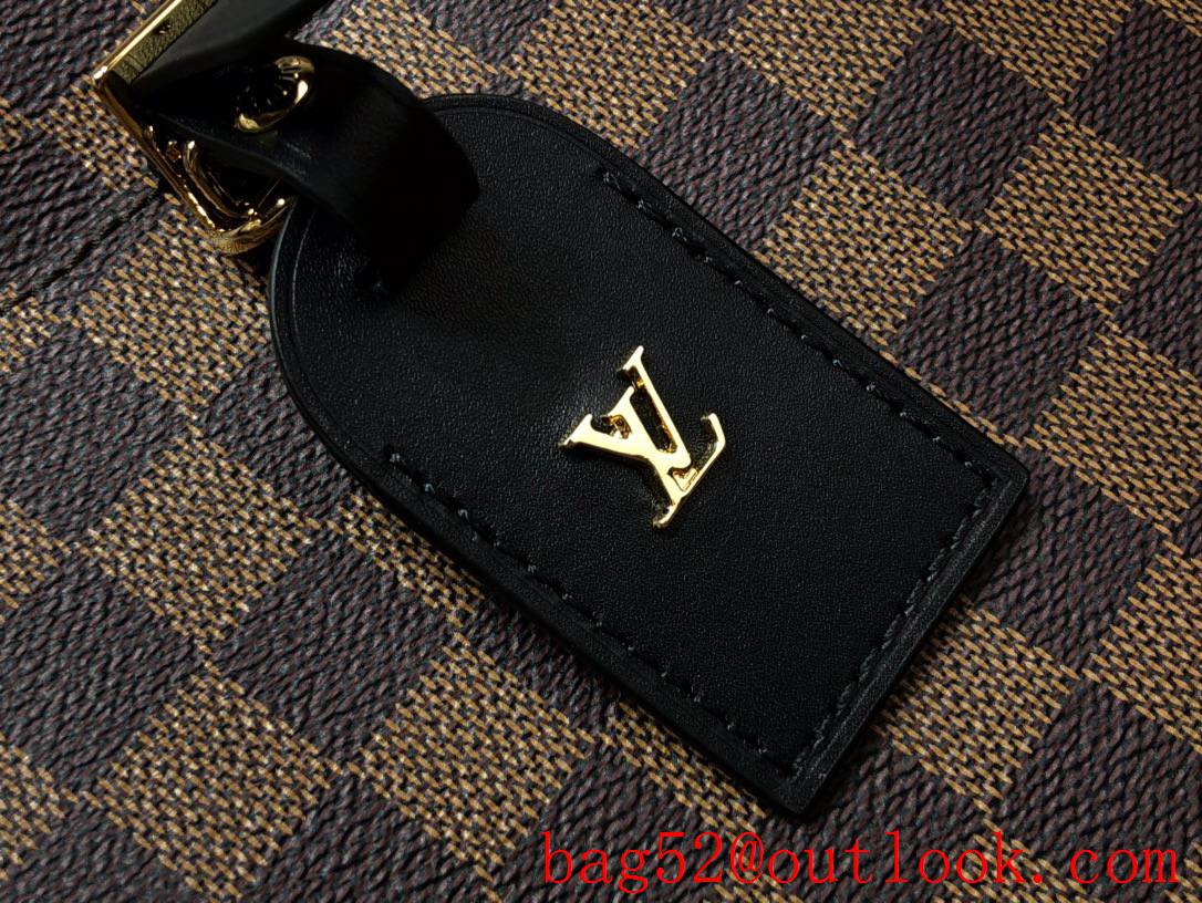 Louis Vuitton LV Damier Ebene Odeon PM Shoulder Bag Handbag N50064 Black