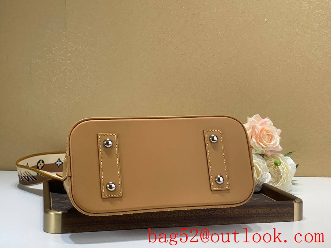 Louis Vuitton LV Alma BB Epi Leather Handbag Bag M57540 Tan