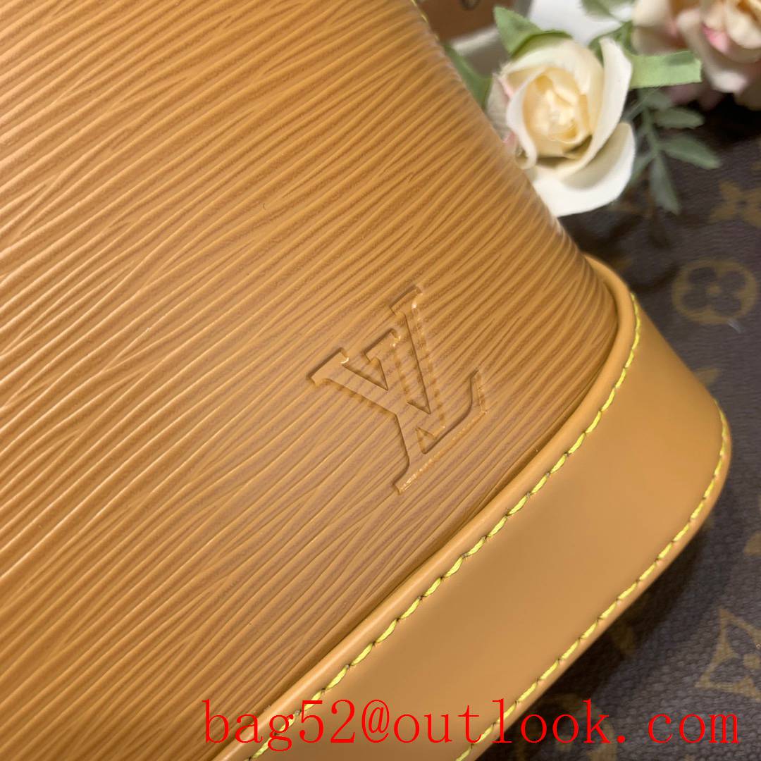 Louis Vuitton LV Alma BB Epi Leather Handbag Bag M57540 Tan