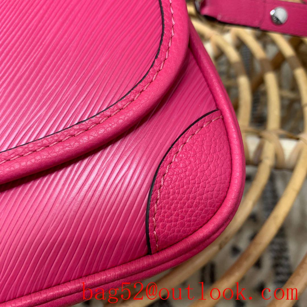 Louis Vuitton LV Buci Epi Leather Shoulder Bag Handbag M59460 Rose Pink