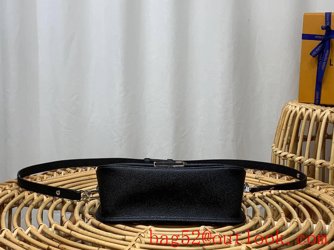 Louis Vuitton LV Buci Epi Leather Shoulder Bag Handbag M59386 Black