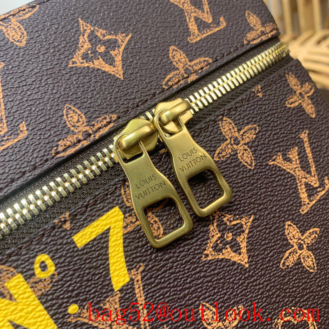 Louis Vuitton LV Men Vertical Box Trunk Bag Handbag with Monogram Canvas M59664