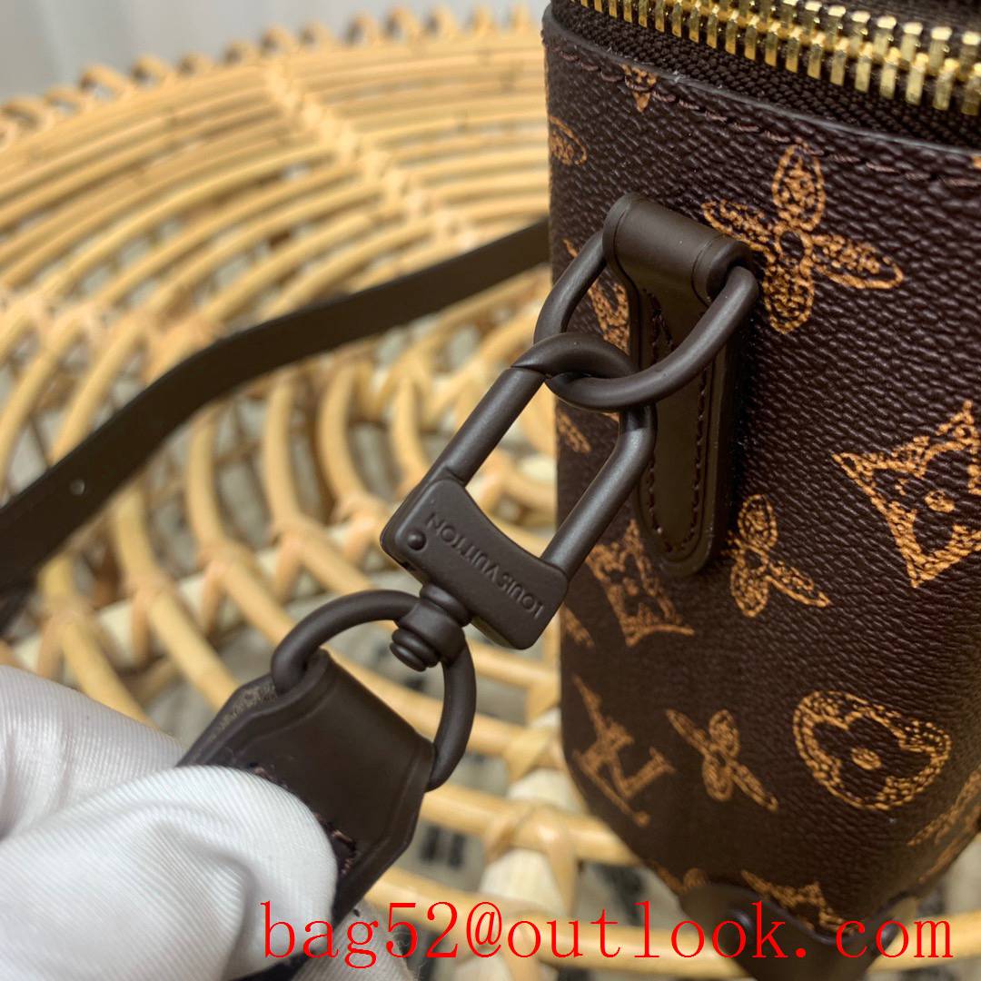 Louis Vuitton LV Men Vertical Box Trunk Bag Handbag with Monogram Canvas M59664