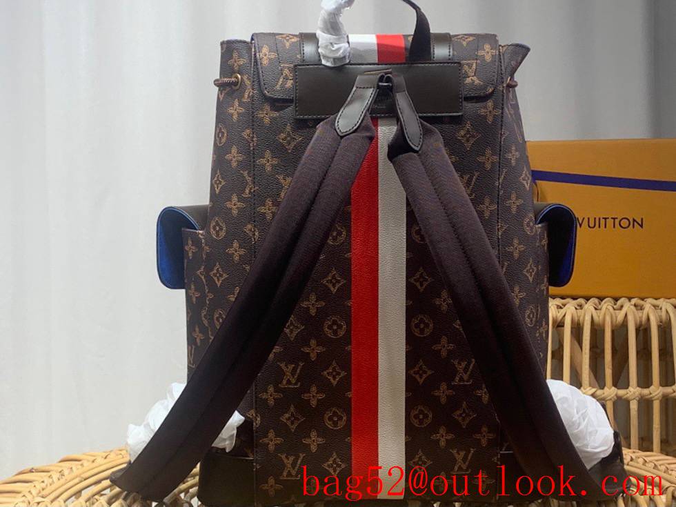 Louis Vuitton LV Men Monogram Canvas Christopher Backpack Bag M59662 Trunk L'OEIL