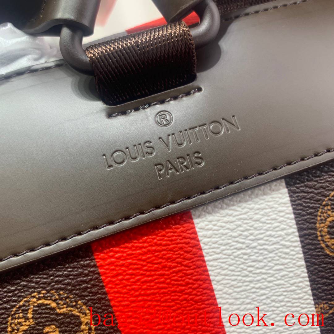 Louis Vuitton LV Men Monogram Canvas Christopher Backpack Bag M59662 Trunk L'OEIL