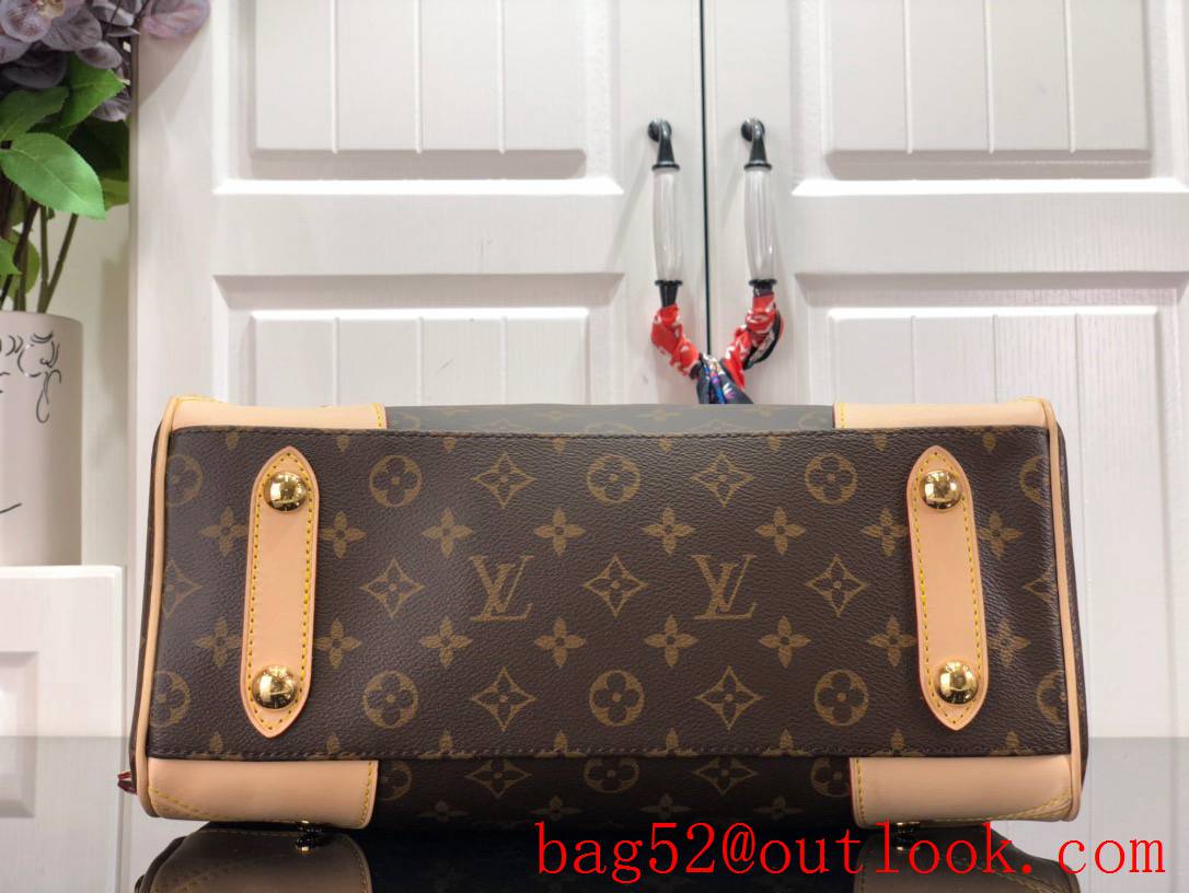Louis Vuitton LV Monogram Canvas Retiro Handbag Bag M40325 Brown