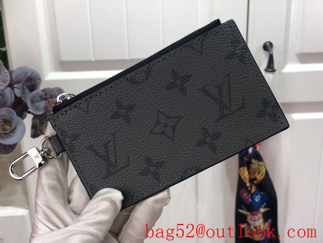 Louis Vuitton LV Men Gaston Wearable Wallet Bag with Monogram Canvas M81018 Black