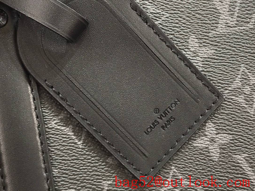 Louis Vuitton LV Men Monogram Canvas Sac Plat Horizontal Zippe Briefcase Bag Handbag M45265 Black