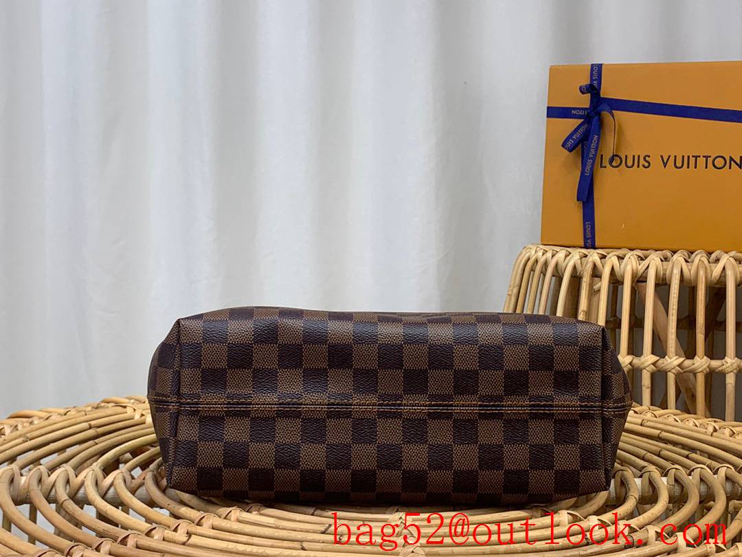 Louis Vuitton LV Graceful Small Handbag Bag with Damier Ebene Canvas N44044 Brown