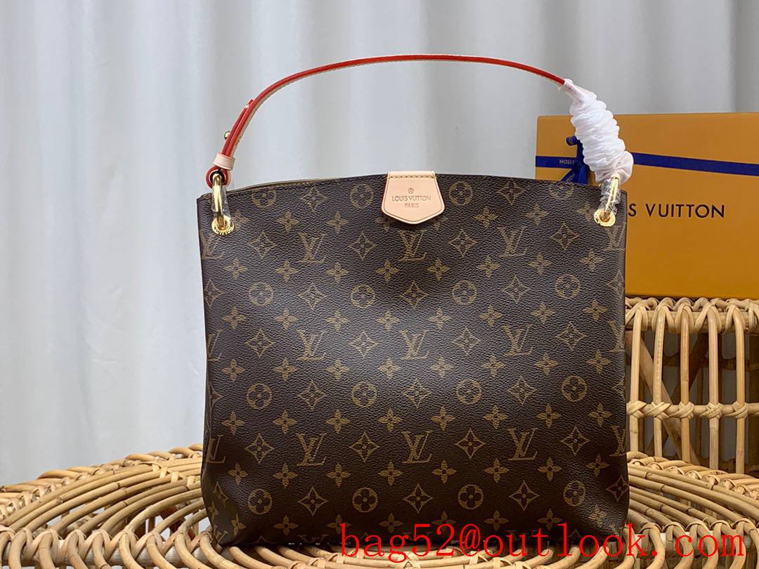 Louis Vuitton LV Graceful Small Handbag Bag with Monogram Canvas M43701 Beige