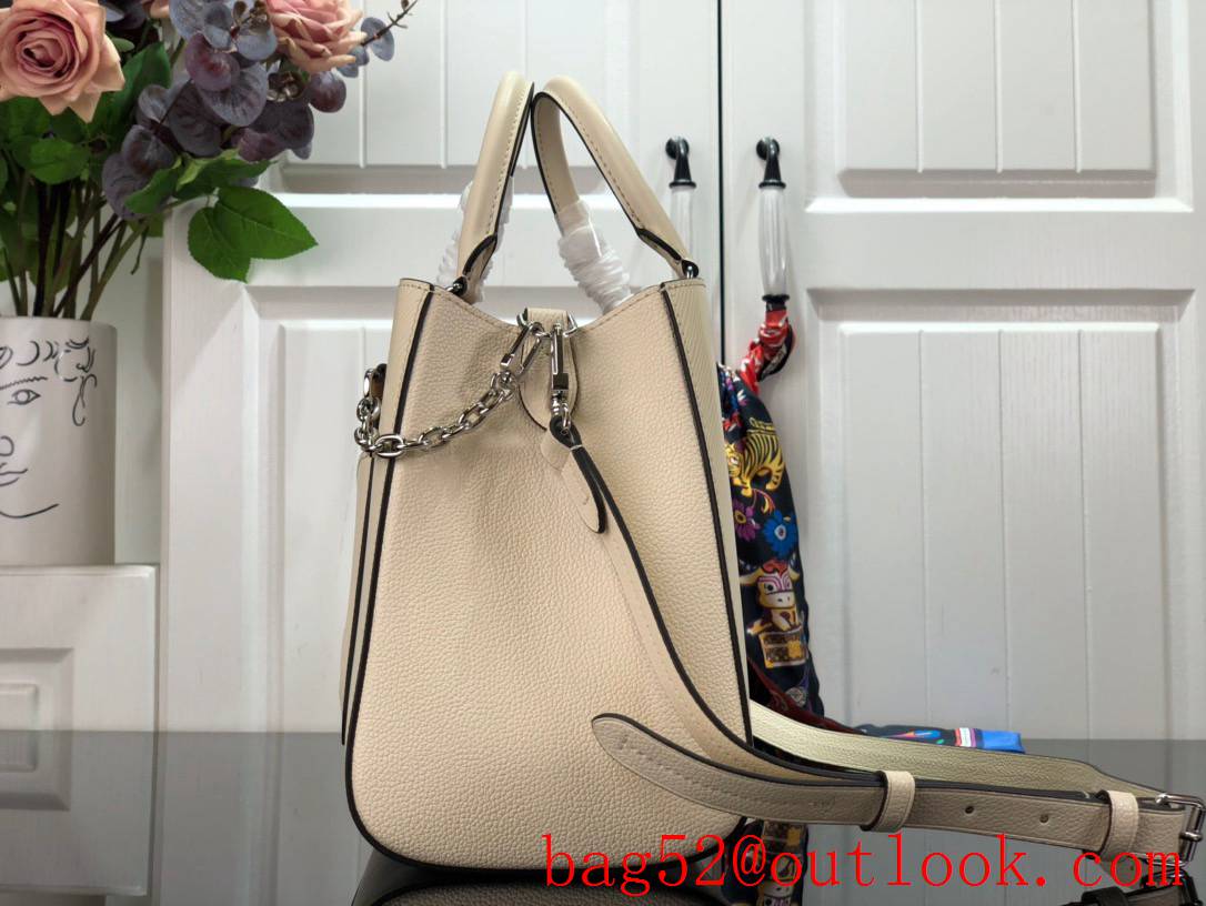Louis Vuitton LV Marelle Tote Medium Handbag Bag with Epi Leather M59954 Beige