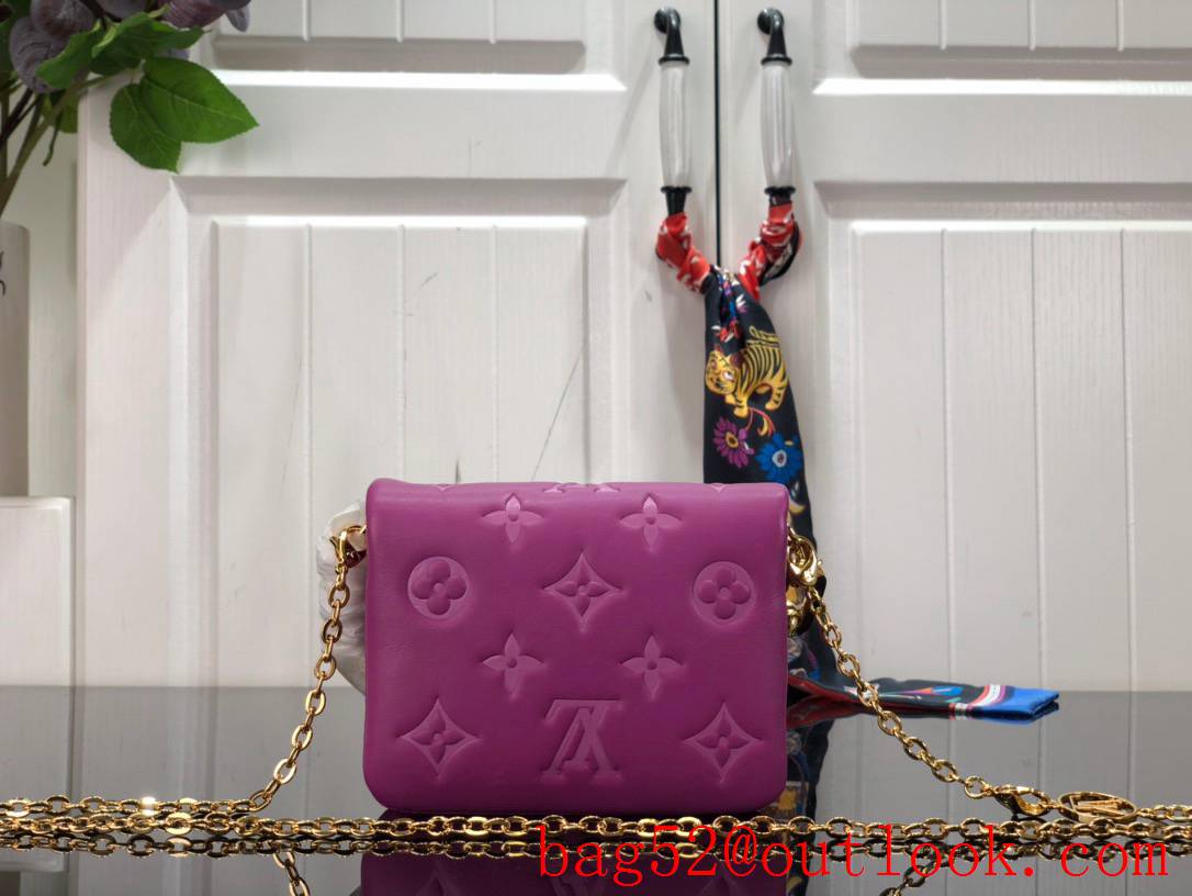 Louis Vuitton LV Mini Beltbag Coussin Monogram Lambskin Bag Handbag M81127 Rose Pink